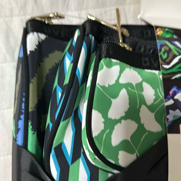 DVF x Target Black Green White Disco Zebra Arrow Geo Ginkgo 3 pack Travel Set - Picture 11 of 12